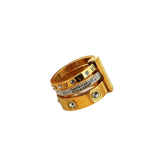 Trigold ring